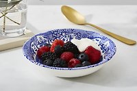 Lot De 3 Bols à Sauce Spode Blue Italian - Porcelaine, Micro-ondes Et Lave-vaisselle Safe - Motif Bleu Classique