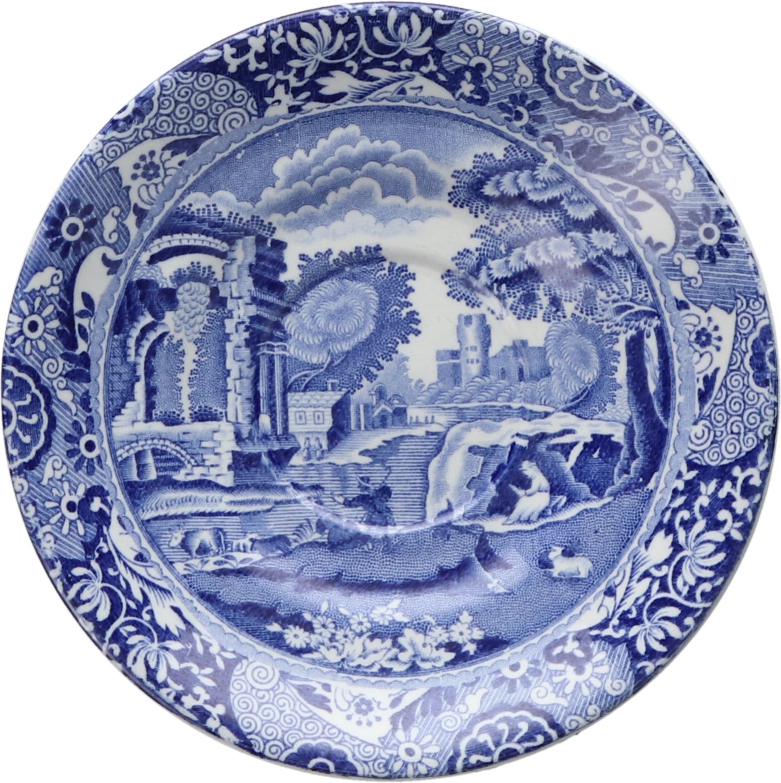 Copeland Spode ITALIAN 八角プレート 21cm 英国製 Spode Blue Italian (Copeland Spode) | 21 lines in stock to buy now