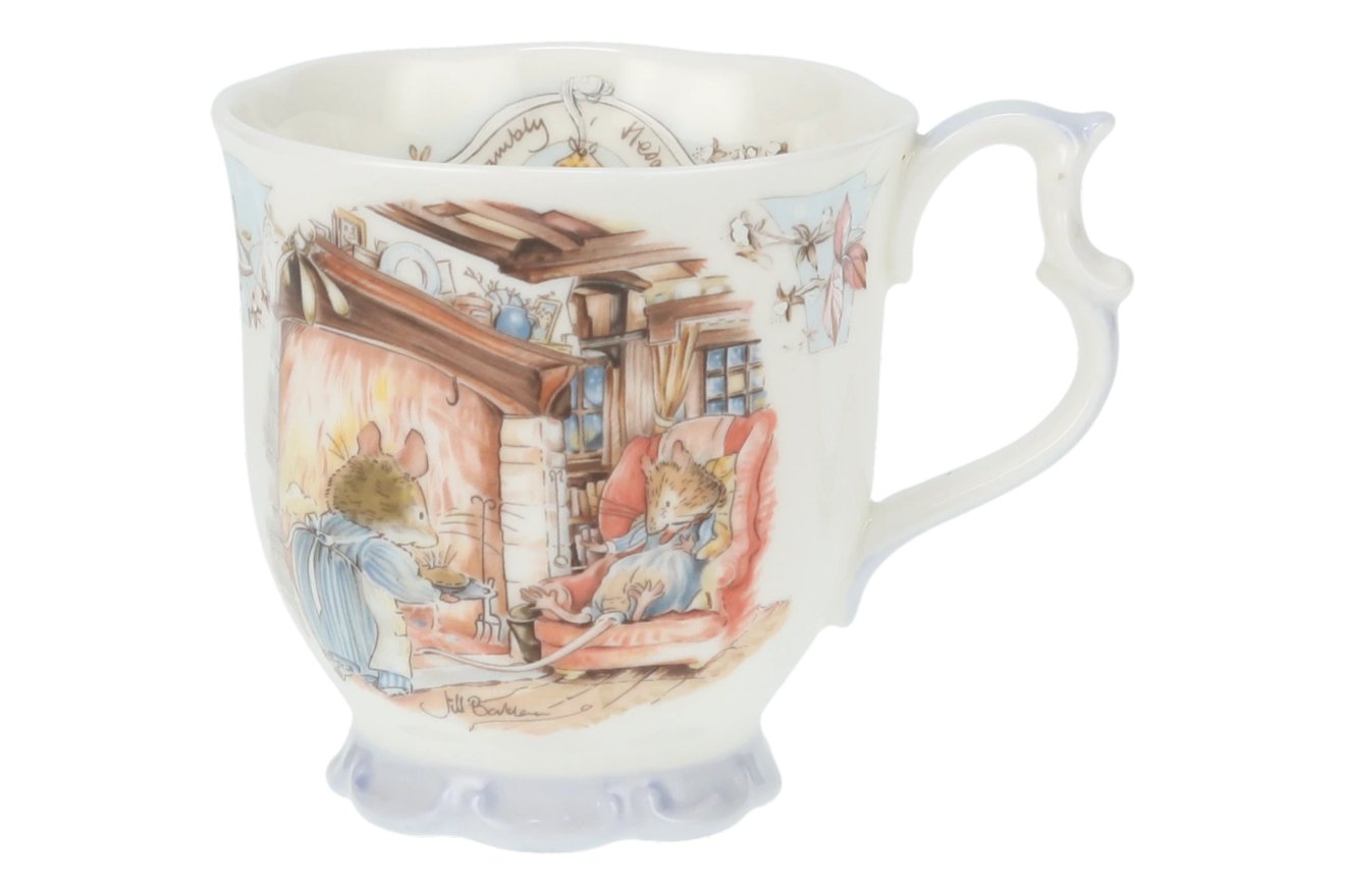 ロイヤルドルトン　フラブリーヘッジ　jill   barklenm  1992 Royal Doulton Brambly Hedge Mug | Chinasearch