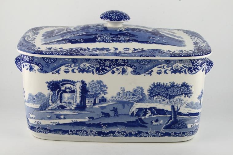 スポード ブルーイタリアン Bread Bin Spode Blue Italian Bread Bin | We'll find it for you | Chinasearch