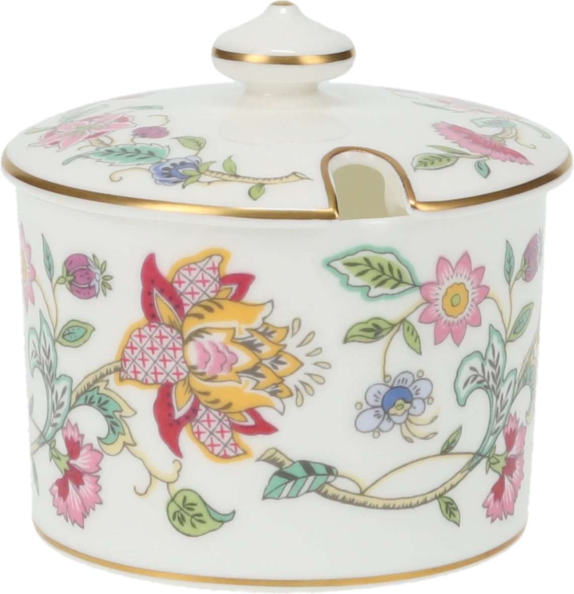 Minton Haddon Hall - Gold Edge Jam Pot + Lid | We'll find it for