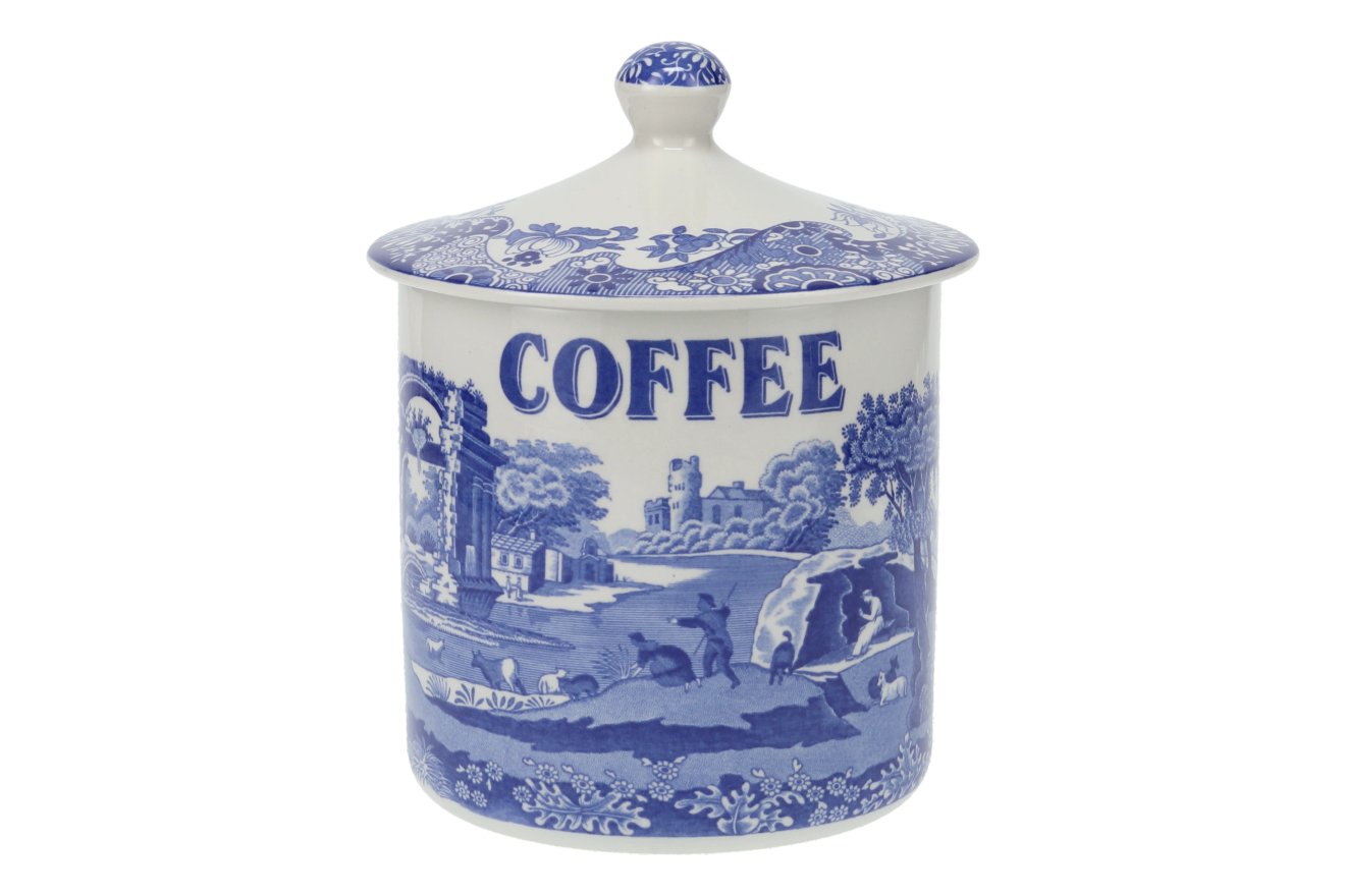 Blue Italian Spice Jars, Set of 6 | Over The Moon