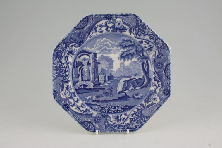 Copeland Spode ITALIAN 八角プレート 21cm 英国製 Spode Blue Italian (Copeland Spode) Plate - Giftware | We'll find