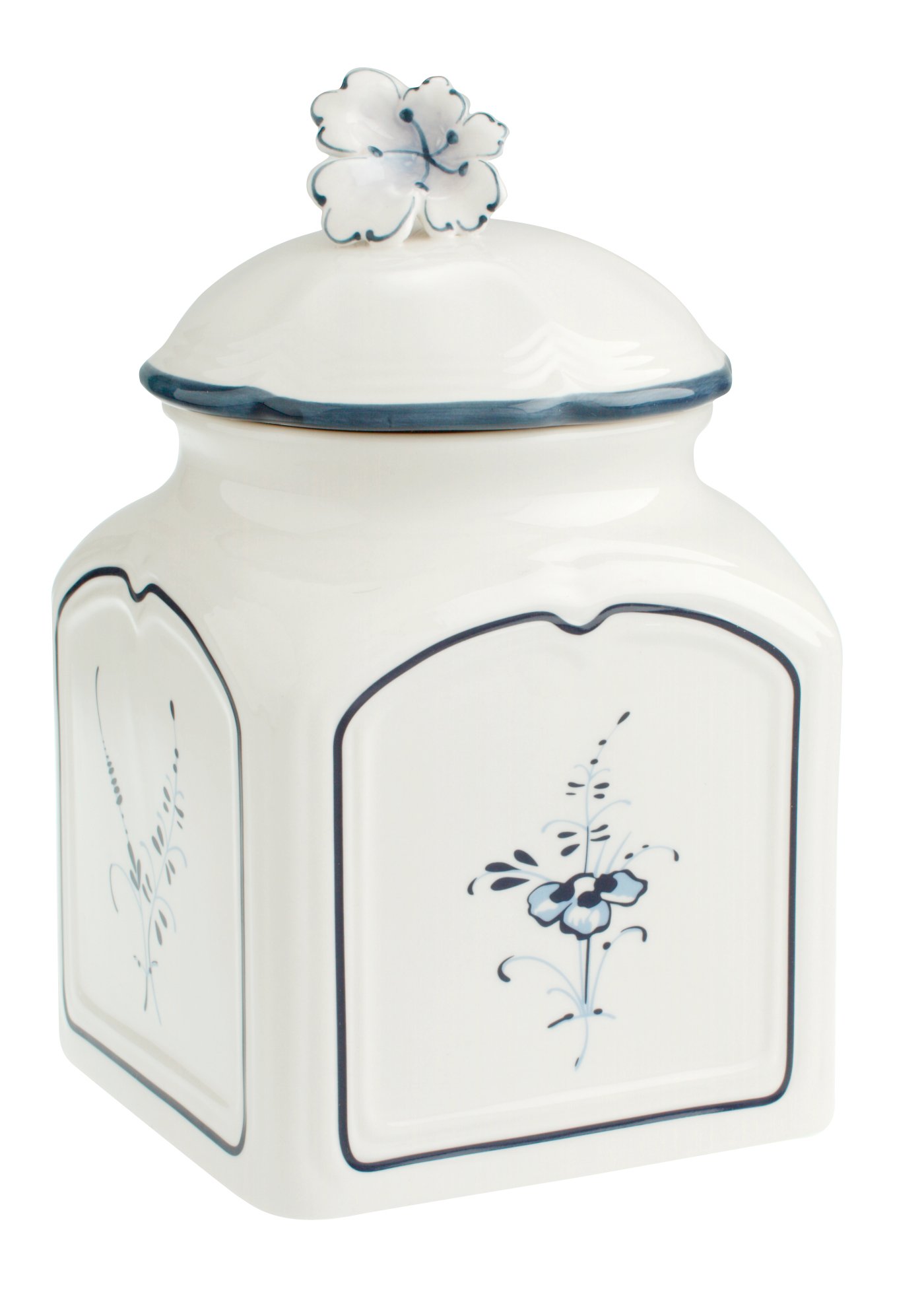 Jarrita De Leche Villeroy & Boch Vieux Luxembourg - 300 Ml, Porcelana Premium, Blanco/Azul