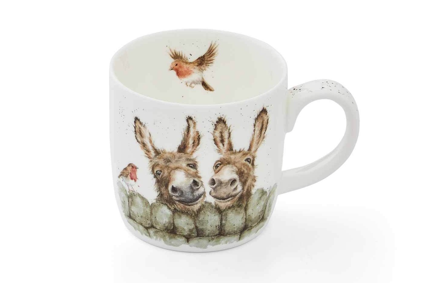 Royal Worcester Wrendale Designs 14 Oz Mug – Lofty Animal Print Bone China