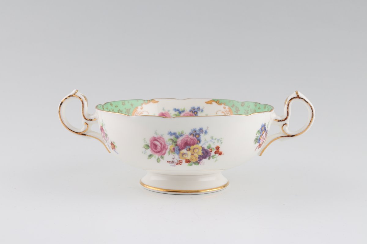 Paragon Rockingham Paragon Rockingham - Green Soup Cup | Chinasearch