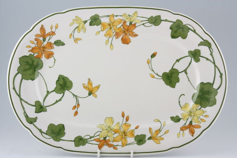 Villeroy & Boch Geranium - Old Oval Platter | Chinasearch