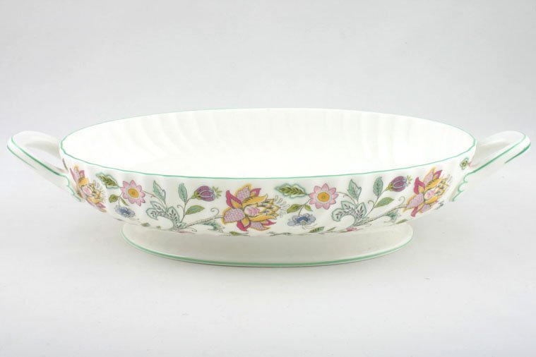 Minton Haddon Hall - Green Edge Vegetable Tureen Base Only