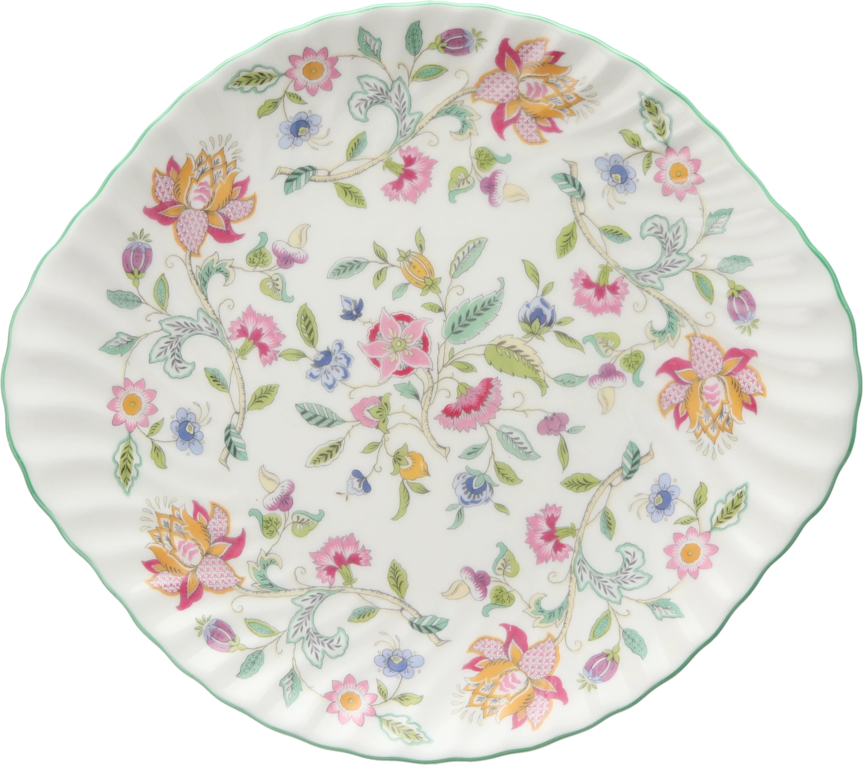 Burleigh Blue Calico Cake Plate | We'll find it for you | Chinasearch