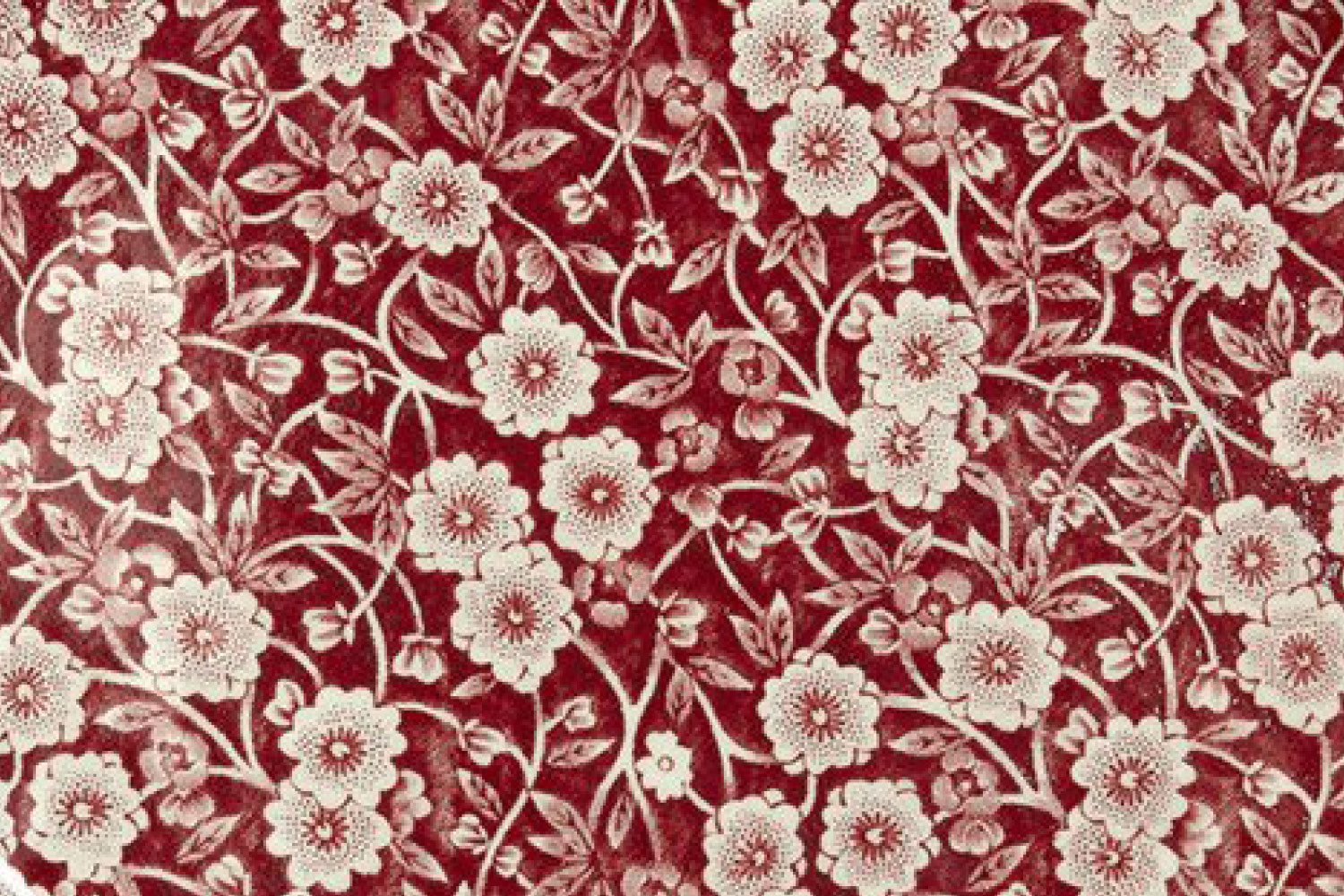 Burleigh Red Calico | We'll find it for you | Chinasearch